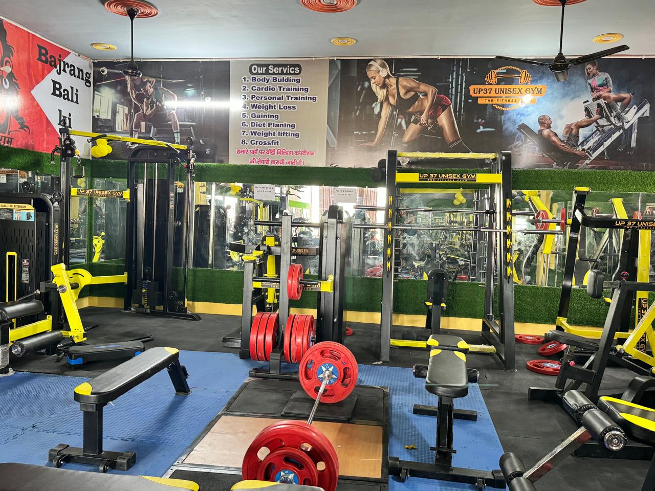 UP37 Gym Interior - Full Floor View